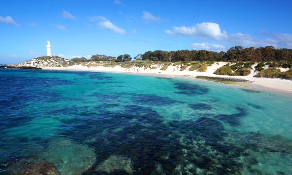 Rottnest Island blue waters and beach
