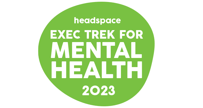 headspace Exec Trek for Mental Health 2023 lockup