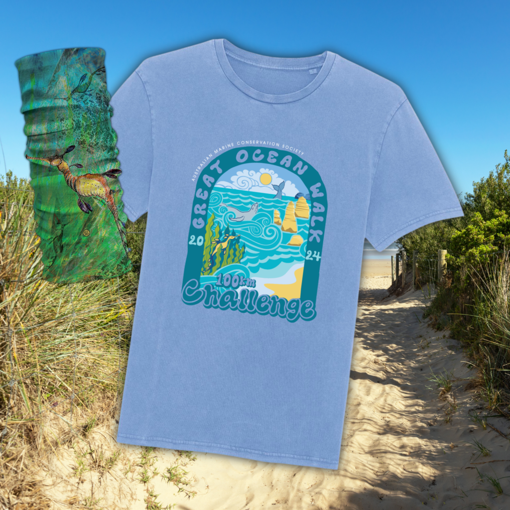 All registered participants who embark on this trip will receive an exclusive Great Ocean Walk t-shirt and a gorgeous sea dragon Headsox to keep you safe in the elements.