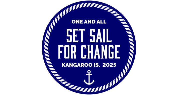 One and All - Sailing Adventure 2025 title lockup