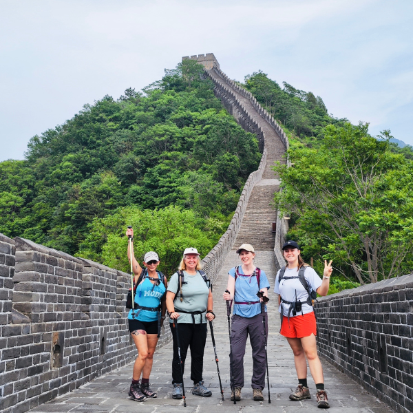 Pictured above, #TeamStroke on the Great Wall of China 2025.