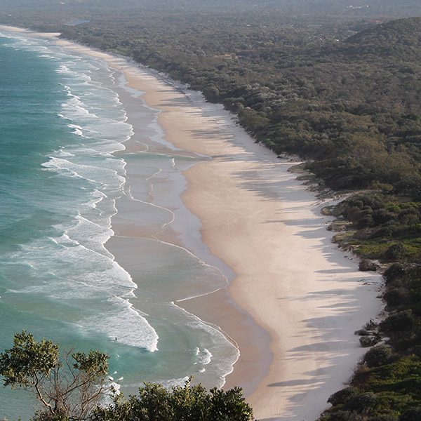 Aerial view of stretch of beach. Cape OtwayVictoria, Australia